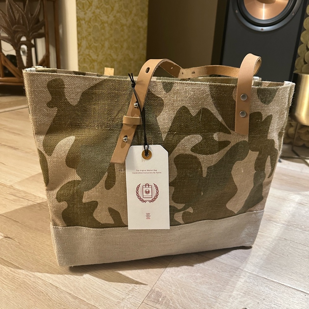Apolis Shoulder Market Bag Camouflage